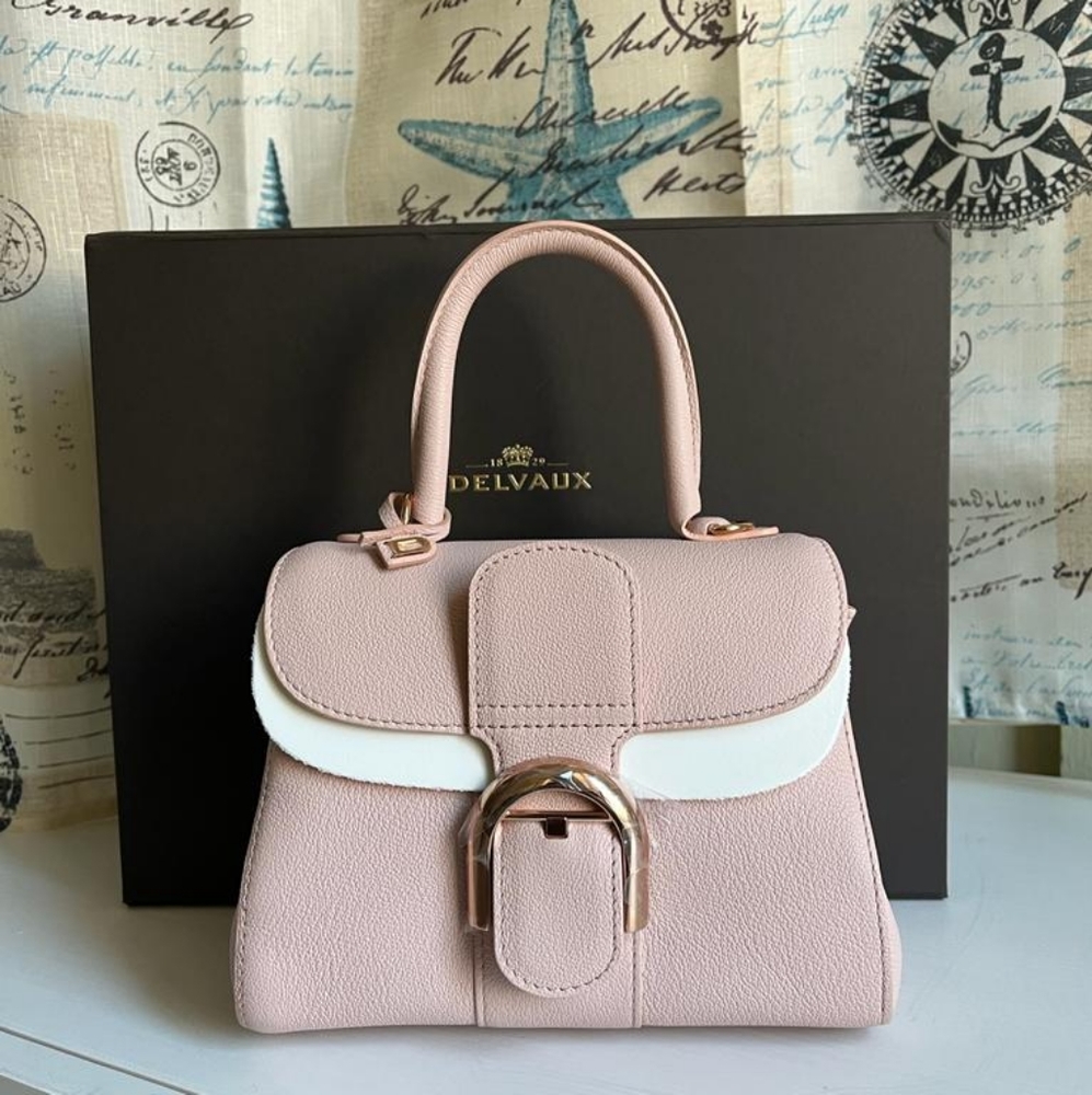 Genuine Delvaux Brillant mini Nude